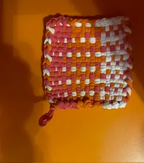 Pink and Orange Coasters