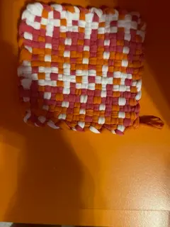 Pink and Orange Coaster