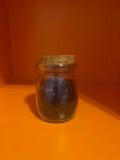 Purple Colored, Peppermint Scented Candle