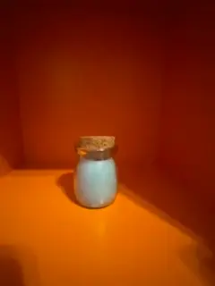 Light Blue, Lavender Scented Candle